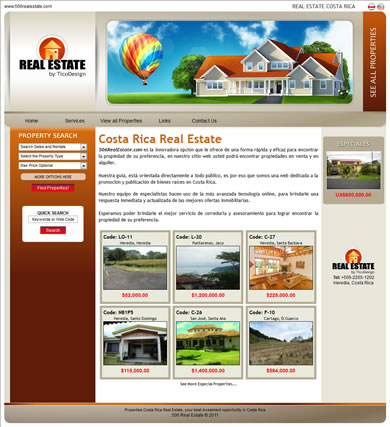 modulo de bienes raices